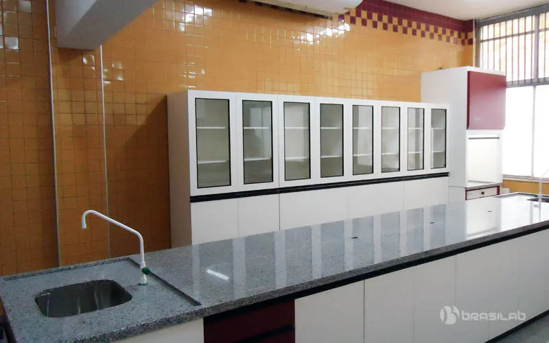 Armários Altos, Vidraria, Reagente, Armazenamento